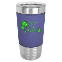 Happy St Patricks Day And Shamrock Leatherette Tumbler | Artistshot