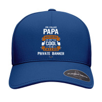 Papa Because To Be Called Private Banker Seamless Cap | Artistshot