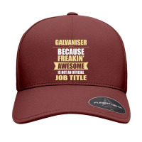 Galvaniser Because Freakin' Awesome Isn't A Job Title Seamless Cap | Artistshot