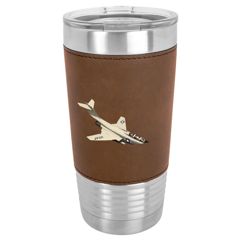 Mcdonnell F-101voodoo Usaf Us Airforce American Leatherette Tumbler | Artistshot