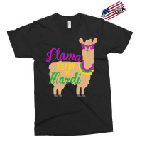 Mardi Gras T  Shirt Llama Ready To Mardi Gras Funny Llama Lover T  Shi Exclusive T-shirt | Artistshot