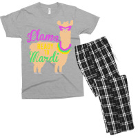 Mardi Gras T  Shirt Llama Ready To Mardi Gras Funny Llama Lover T  Shi Men's T-shirt Pajama Set | Artistshot