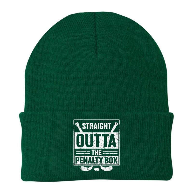 Stright Outta The Penalty Box Ice Hockey Hockey Ice Hockey T Shirt Beanie by voigterannen | Artistshot