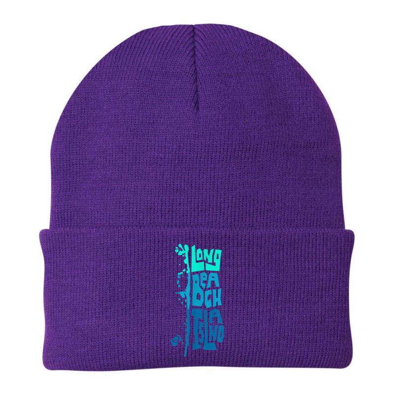 Lbi Long Beach Island New Jersey Shore Island Type Graphic Beanie by FrancesTiffany | Artistshot