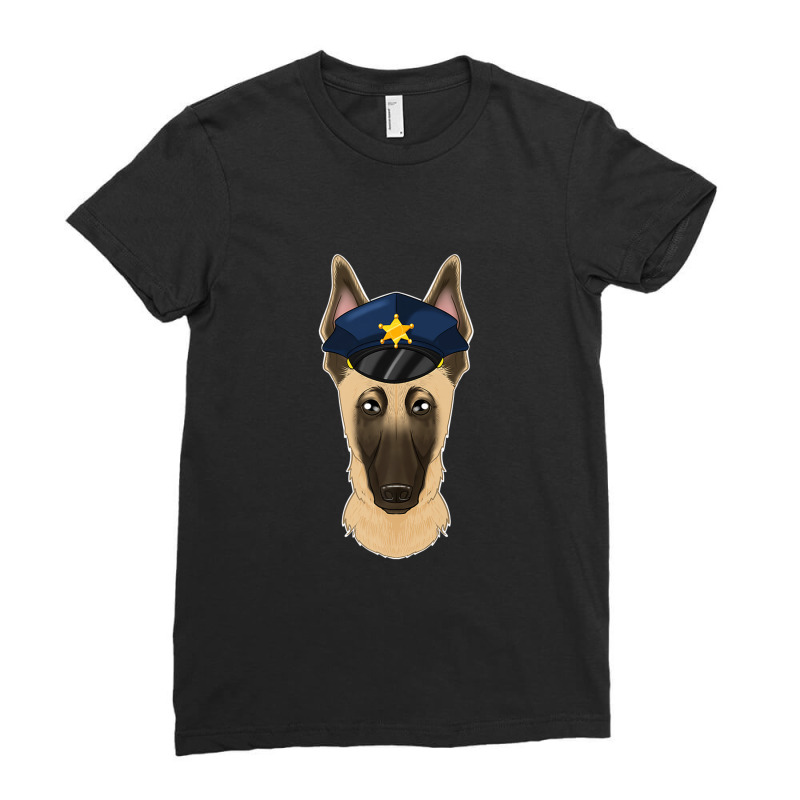 Canine Handler I Police Dog I Police Malinois Premium Ladies Fitted T-Shirt by Yuh2105 | Artistshot