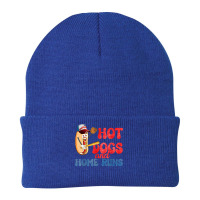 Hot Dogs And Home Runs Hotdog Baseball Touchdown T Shirt Beanie | Artistshot