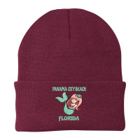 Panama City Beach Cute Mermaid Themed Beanie | Artistshot