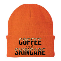 Coffee And Skincare Leopard Esthetician Skincare Beanie | Artistshot