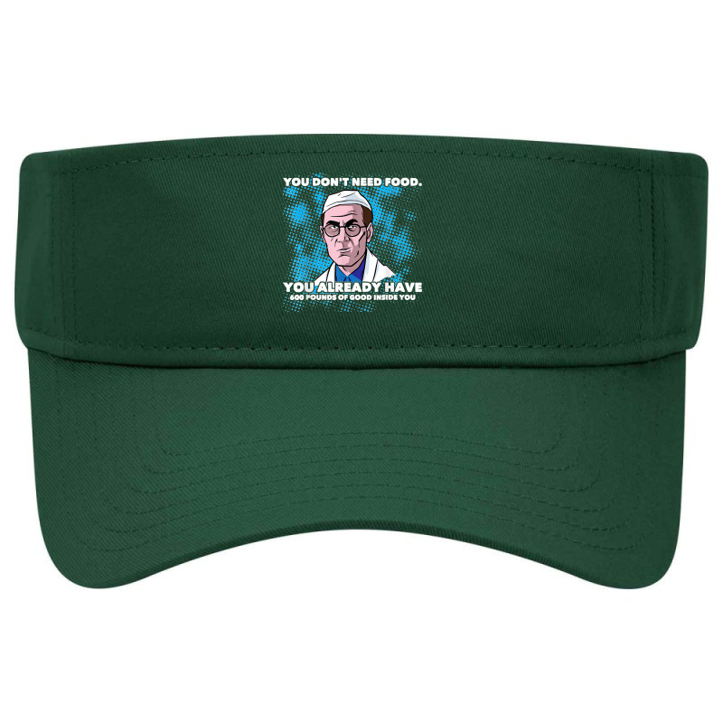 Doctor Dieting Pun Nutritionist Dietician Visor hat by cm-arts | Artistshot