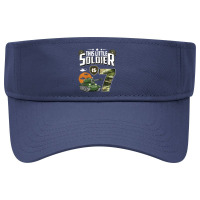 Kids 7 Year Old Soldier 7th Birthday Military Themed Camo Boys Visor Hat | Artistshot