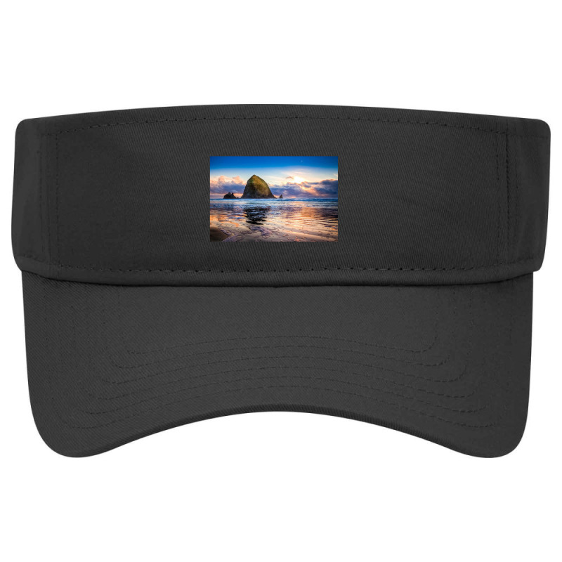 Haystack Rock Visor hat by cm-arts | Artistshot