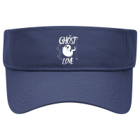 Funny Halloween Spooky Season Fall Season Cute Ghost Love Visor Hat | Artistshot