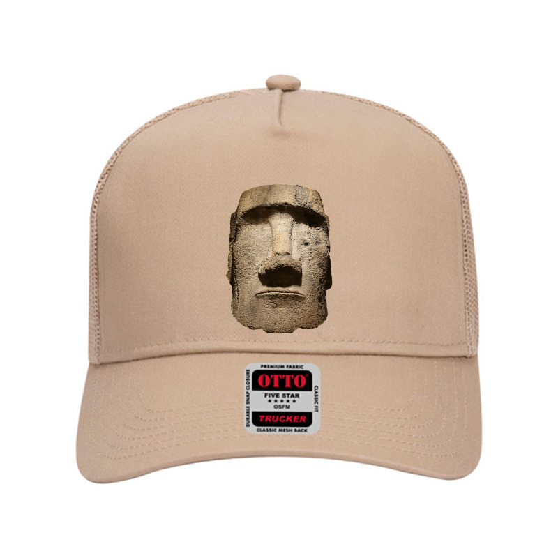 Easter Island Moai Statue Monolith World Mystery Mesh Back Trucker Hat | Artistshot