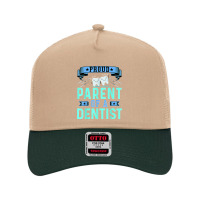 Proud Parent Of A Dentist Oral Dental Hygienist Mom And Dad Mesh Back Trucker Hat | Artistshot