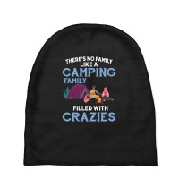 There's No Family Like A Camping Family Filled With Crazies  (1) Baby Beanies | Artistshot