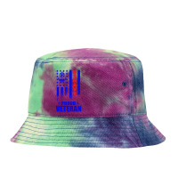 Us Navy Proud Veteran Tie Dyed Bucket Hat | Artistshot