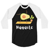 Namaste Meditation T  Shirt Namaste Yoga T  Shirt 3/4 Sleeve Shirt | Artistshot