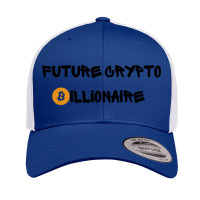 Future Crypto Billionaire Bitcoin Retro Trucker Cap | Artistshot