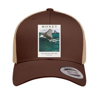 Claude Monet Wave 1866 - 1867 Retro Trucker Cap | Artistshot