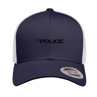 Suitable-the-police-ghost-in-the-machine-worn Retro Trucker Cap | Artistshot