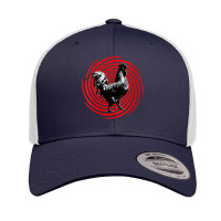 Womens Chicken Hypnotic Trance Funny Hypnosis Graphic Design Gift V Ne Retro Trucker Cap | Artistshot