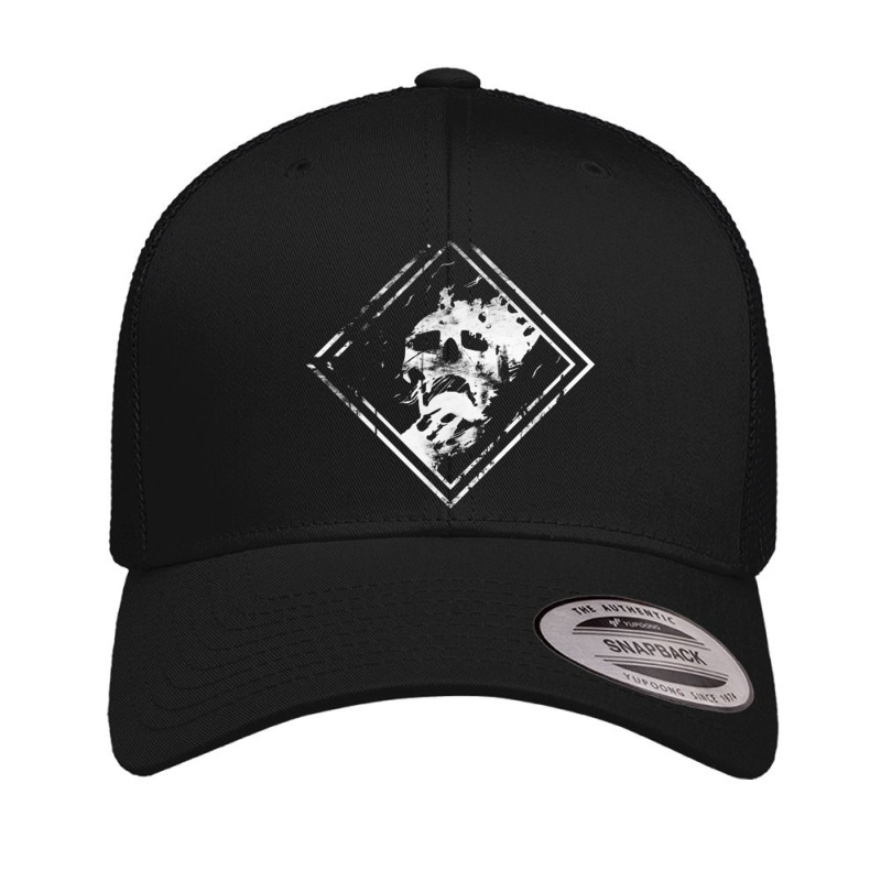 Skull Danger Grunge   Destiny Retro Trucker Cap by saterseim | Artistshot