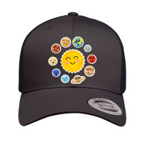 Planet Space Solar System Cute Retro Trucker Cap | Artistshot