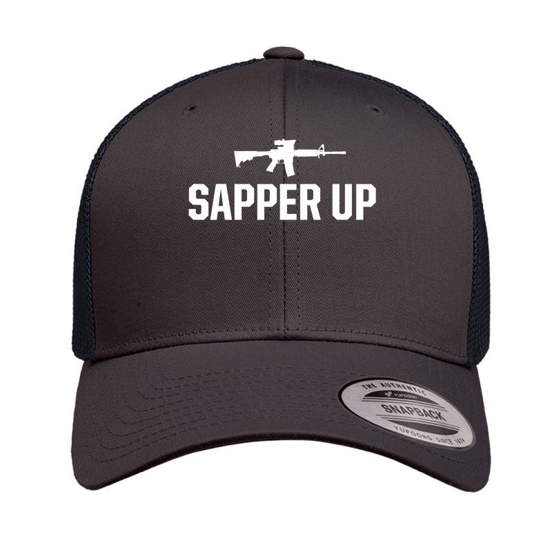 Combat Engineer Sapper Up Usa Military Retro Trucker Cap by AdeArt | Artistshot