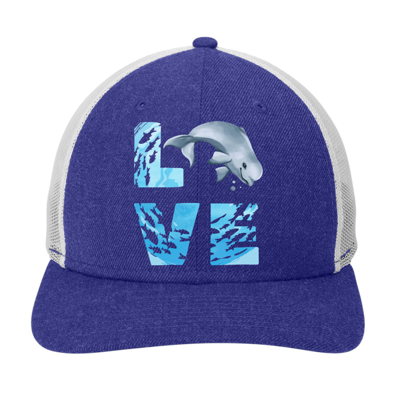 Love Beluga Whale Sea Animals Marine Mammal Whales Sweatshirt Snapback Trucker Cap by cm-arts | Artistshot