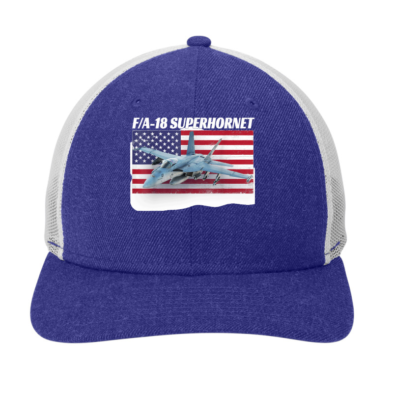 Patriotic American Naval Fa 18 Superhornet Tee In Action. Snapback Trucker Cap by STACYSCHUDEL | Artistshot