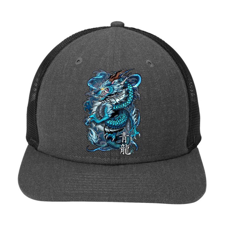 Blue Dragon Legend Japanese Graphic Design Tank Top Snapback Trucker Cap by cm-arts | Artistshot