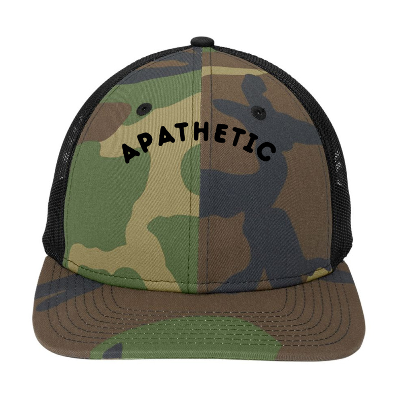 Apathetic T Shirt  Apathy  Nihilism  Nihilist Snapback Trucker Cap by cm-arts | Artistshot