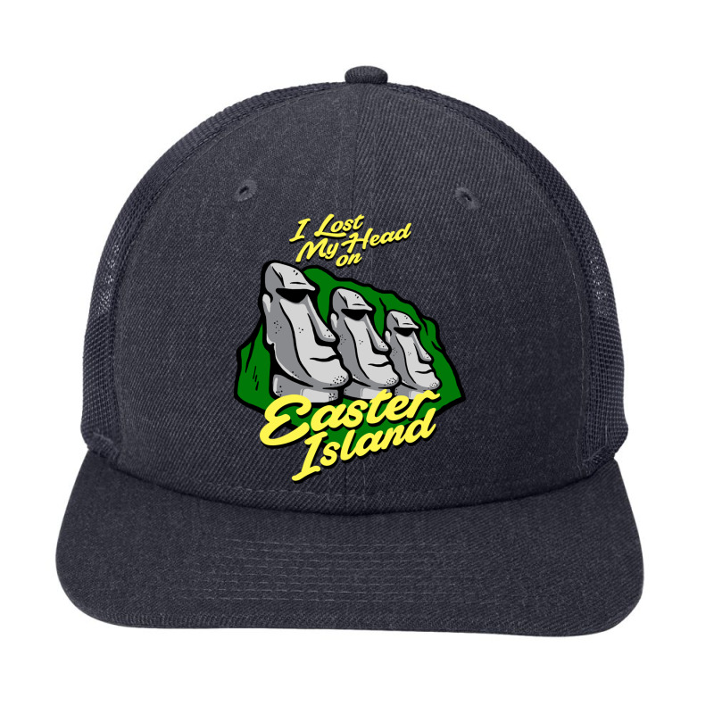 I Lost My Head On Easter Island Snapback Trucker Cap | Artistshot