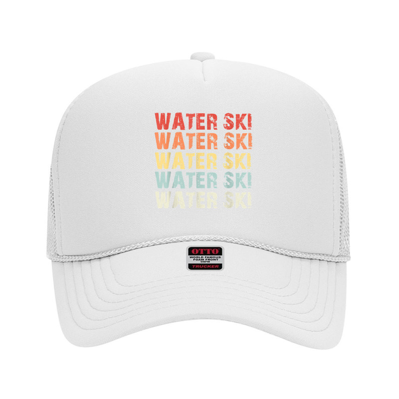 Retro Water Ski Lover Gift Waterski Love Gifts Skiing T Shirt Foam Trucker Hat by qubujasaelae | Artistshot