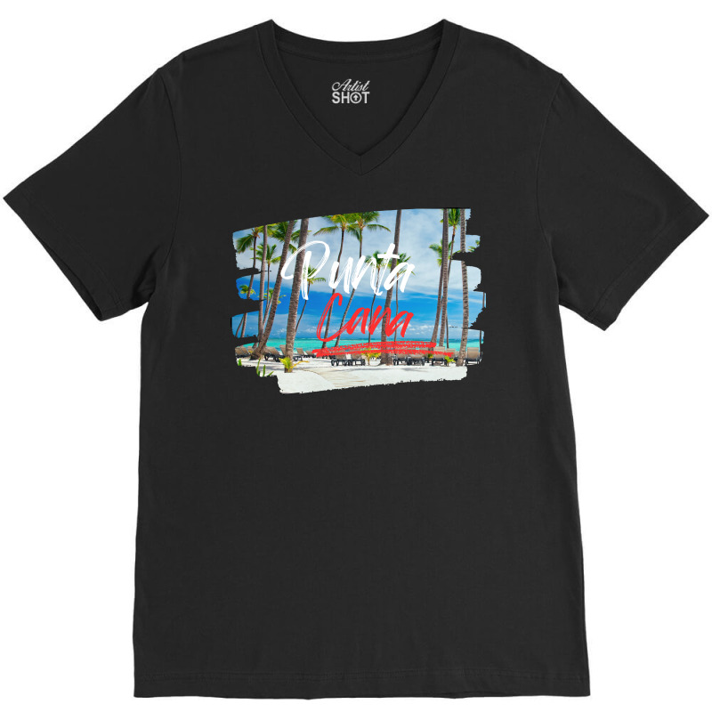 Punta Cana Dominican Republic V-Neck Tee by spreadshirt.com/Wolf shop | Artistshot