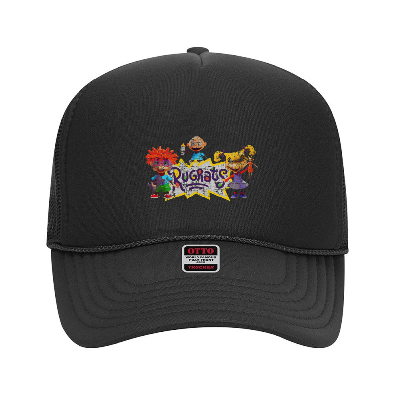 Rugrats, Distressed   Rugrats Foam Trucker Hat by sunlightafterdark | Artistshot