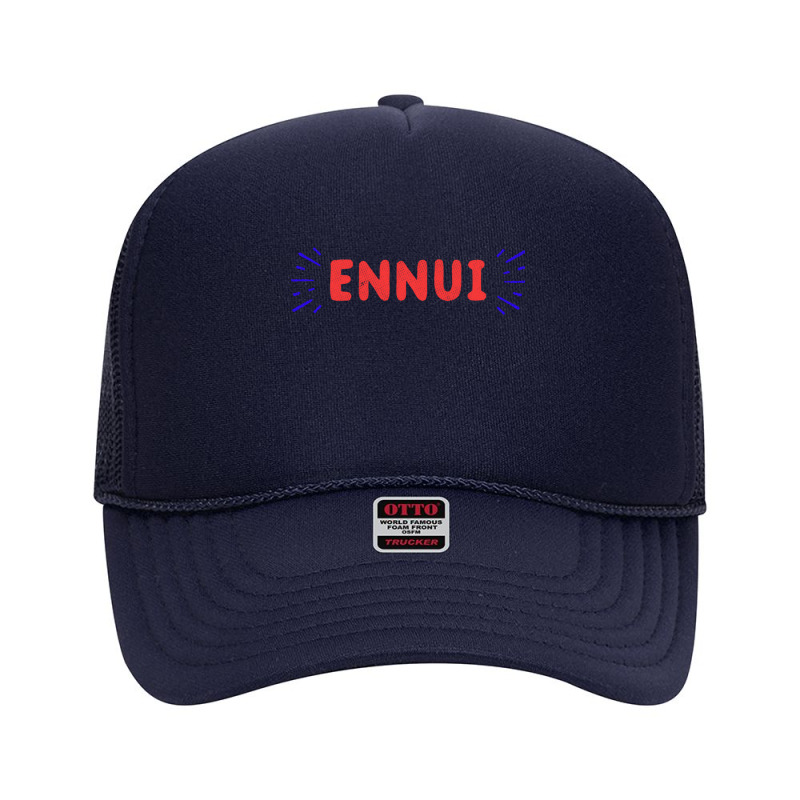 Ennui Nihilist  Nihilism Foam Trucker Hat by cm-arts | Artistshot