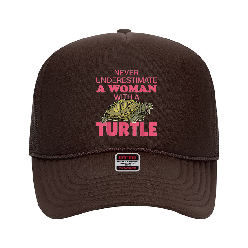 Turtle Sea Testudinata Biologist Zoology Foam Trucker Hat by STACYSCHUDEL | Artistshot