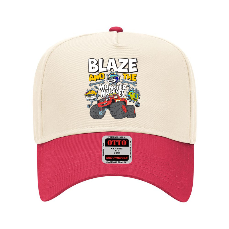 Blaze & The Monster Machines Group Adjustable Baseball Cap | Artistshot