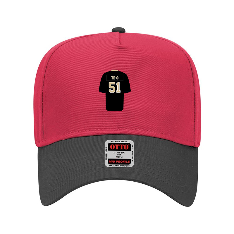 Manti Te'o Jersey Adjustable Baseball Cap | Artistshot