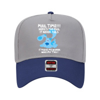 Blues Clues Mail Time! Heres The Mail Adjustable Baseball Cap | Artistshot