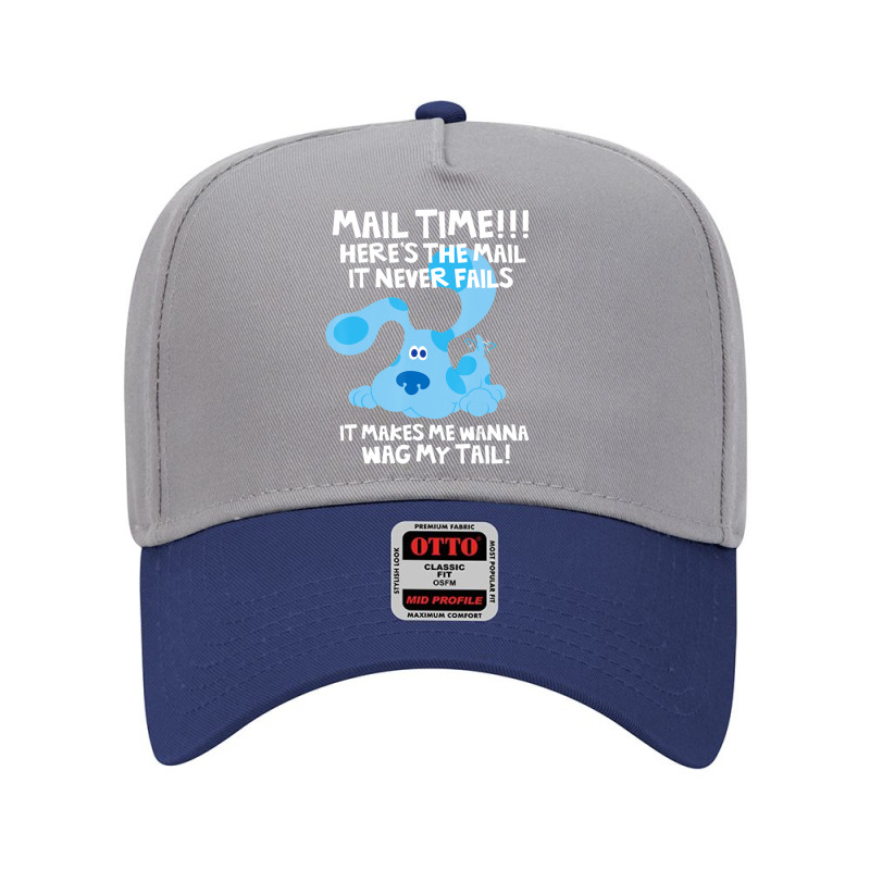 Blues Clues Mail Time! Heres The Mail Adjustable Baseball Cap by cm-arts | Artistshot