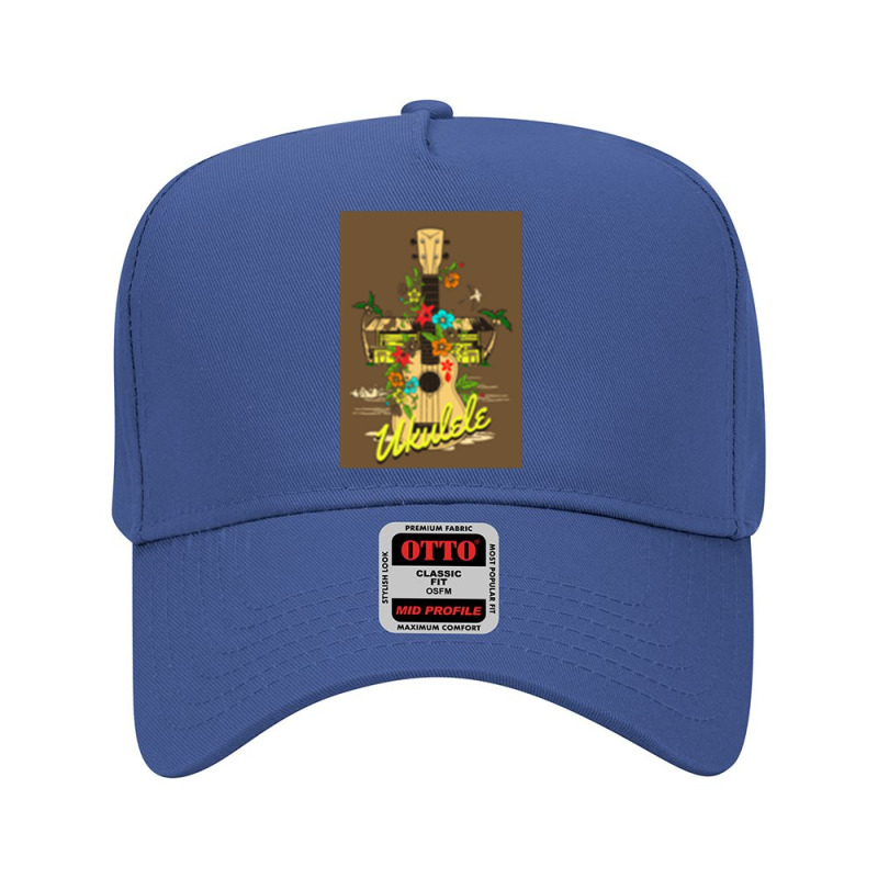 Ukulele  Active Adjustable Baseball Cap by cm-arts | Artistshot