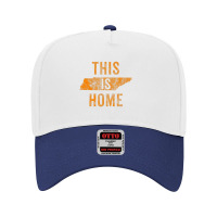 This Is Home Tennessee State Orange Proud Fan Vintage Adjustable Baseball Cap | Artistshot