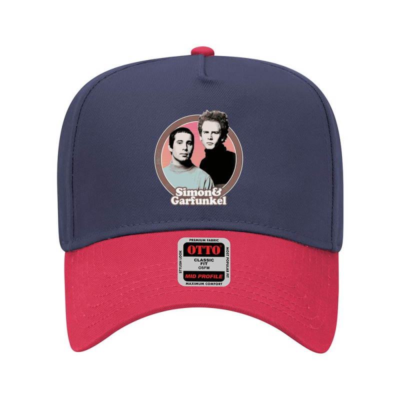 Simon & Garfunkel Original Retro Fan Art Design Adjustable Baseball Cap | Artistshot