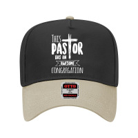 This Pastor Has An Awesome Congregation Priest Adjustable Baseball Cap | Artistshot