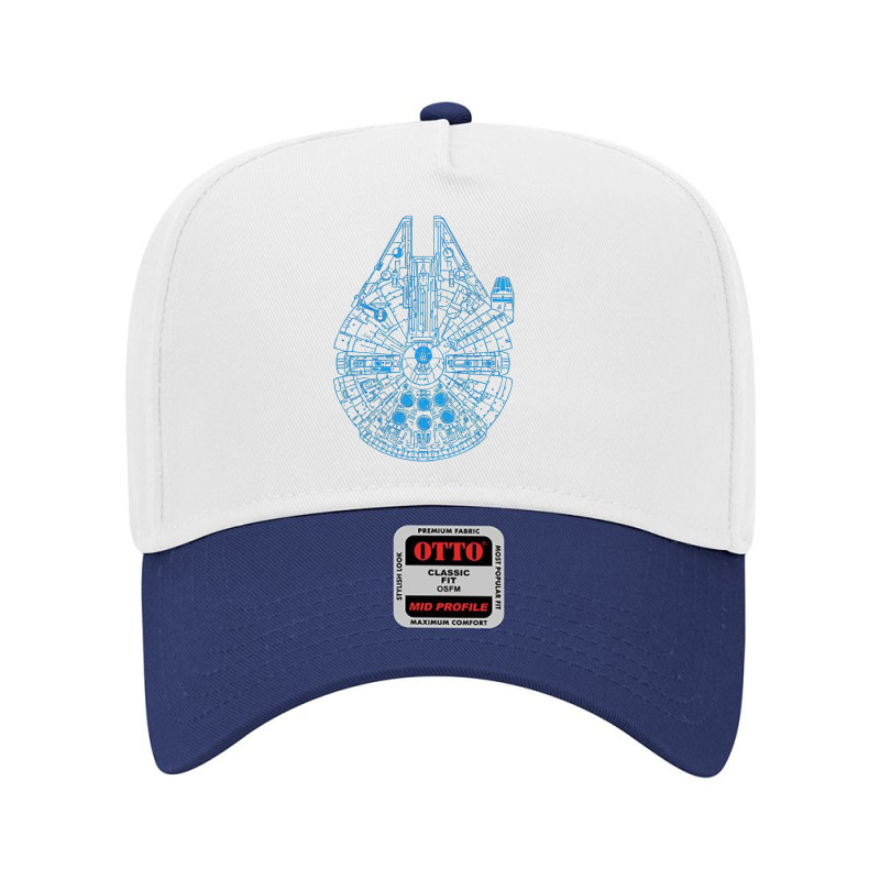 Millennium Falcon, Millennium, Falcon, The Millennium Falcon, Millenni Adjustable Baseball Cap by cm-arts | Artistshot