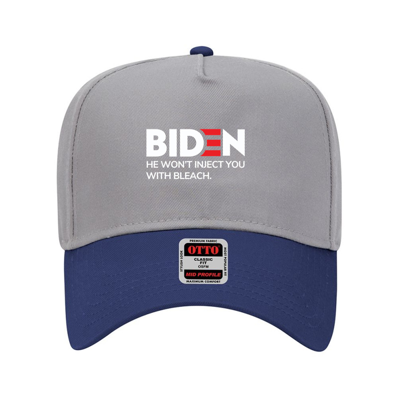 Biden - He Won't Inject You With Bleach-cwjah Adjustable Baseball Cap | Artistshot