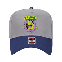 Reptar Attack Ripping Breaking Through Adjustable Baseball Cap | Artistshot