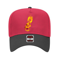 Amazing Fire Dragon Adjustable Baseball Cap | Artistshot